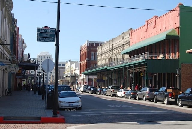 view of street featuring sidewalks