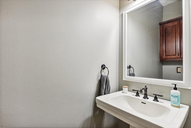 bathroom with a sink