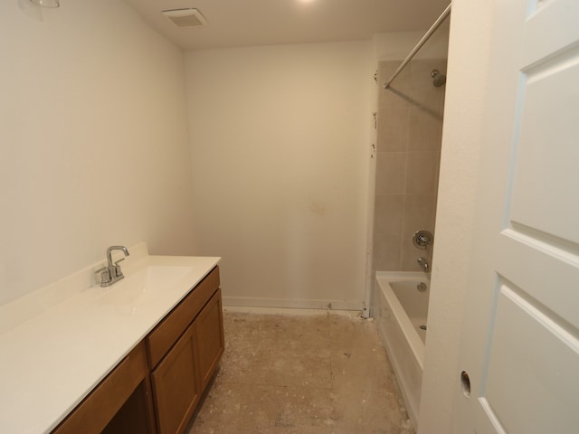 22427 Birchfield Grove Ln, New Caney, TX 77357 - full bathroom featuring vanity and tub / shower combination