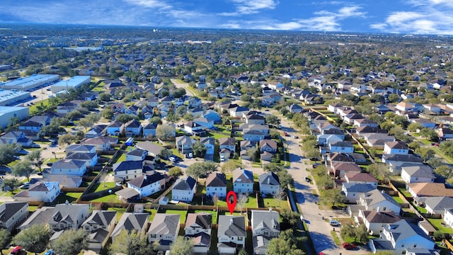 drone / aerial view featuring a residential view