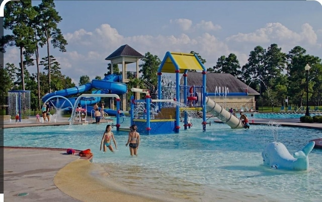 view of community jungle gym