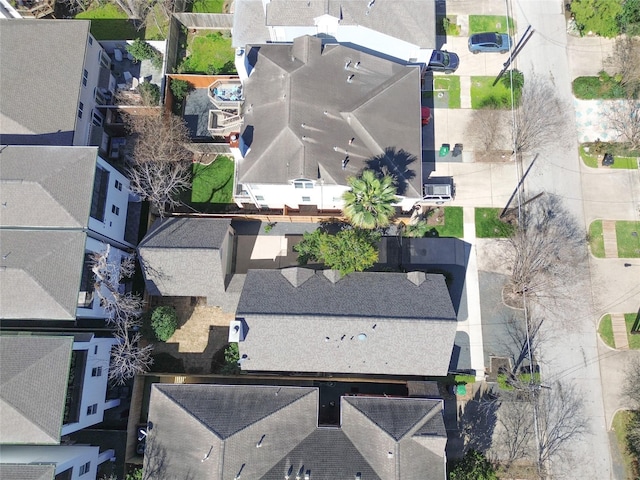 birds eye view of property featuring a residential view