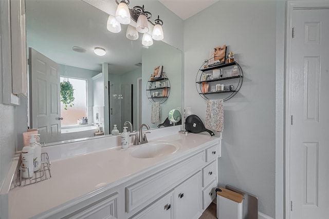 9314 Dune Gate Ct, Humble, TX 77396 - full bath with vanity and a garden tub