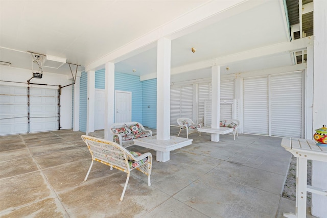 view of patio with covered porch