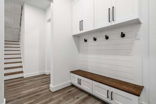 245 E Blue Heron Dr, Montgomery, TX 77316 - mudroom with light wood-style floors and baseboards