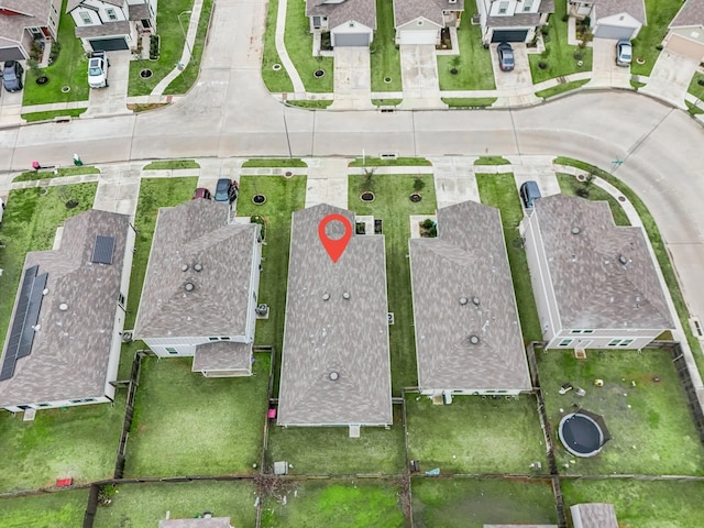 drone / aerial view featuring a residential view