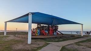 view of playground at dusk