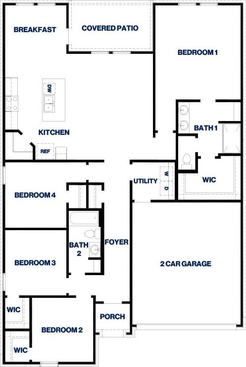 14615 Lost Cave Way, New Caney, TX 77357 - view of layout