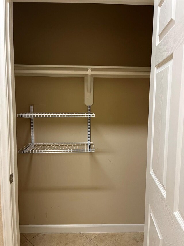 view of closet