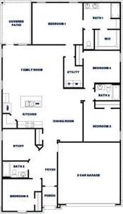 21743 Steam Side Ct, New Caney, TX 77357 - view of layout