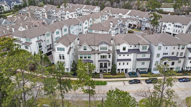 bird's eye view featuring a residential view