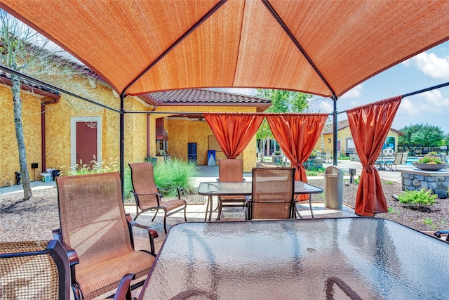 view of patio / terrace with outdoor dining space