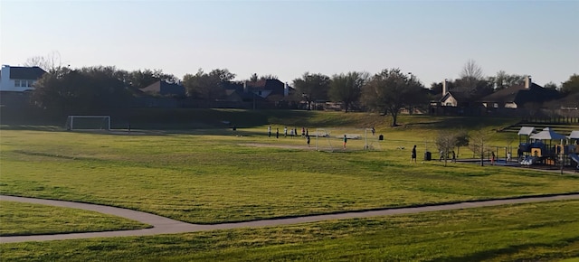 view of home's community with playground community