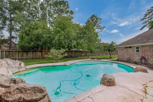 1234 Bergman Ct, Conroe, TX 77384 - view of pool featuring a fenced backyard
