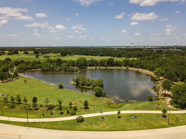 view of water feature