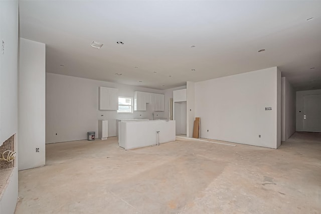 view of unfurnished living room