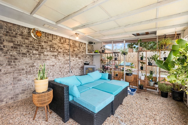 view of patio / terrace with outdoor lounge area