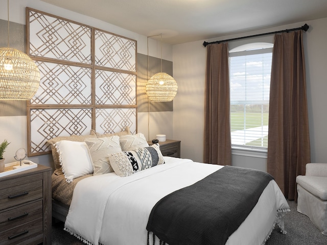 bedroom featuring carpet floors