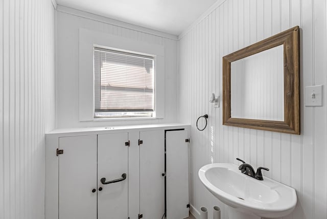 bathroom featuring a sink