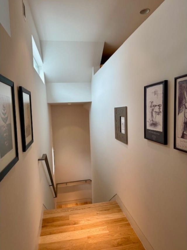 1807 Prospect St, Houston, TX 77004 - stairway with baseboards