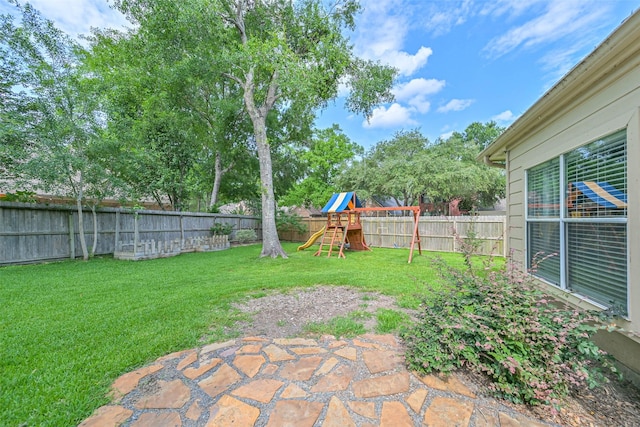 1731 Red Oak Ter, Houston, TX 77339 - view of yard featuring a playground