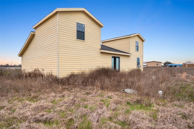 view of side of property