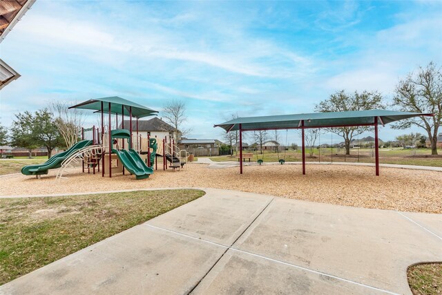 view of communal playground