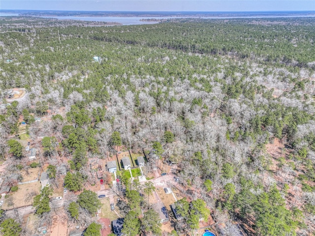 aerial view with a view of trees