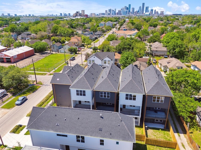 drone / aerial view featuring a residential view