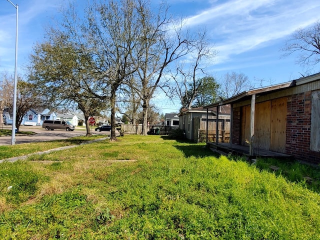 view of yard