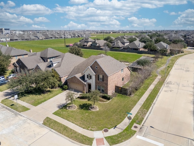 drone / aerial view featuring a residential view