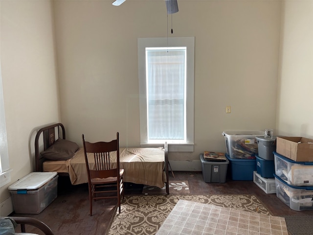 sitting room with wood finished floors