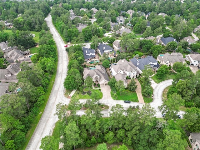 birds eye view of property featuring a residential view