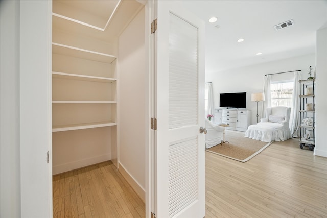 closet with visible vents