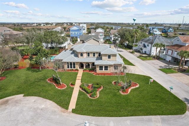 bird's eye view featuring a residential view