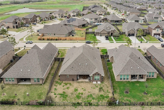 birds eye view of property featuring a residential view