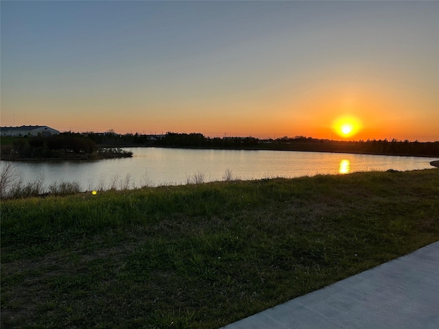 property view of water