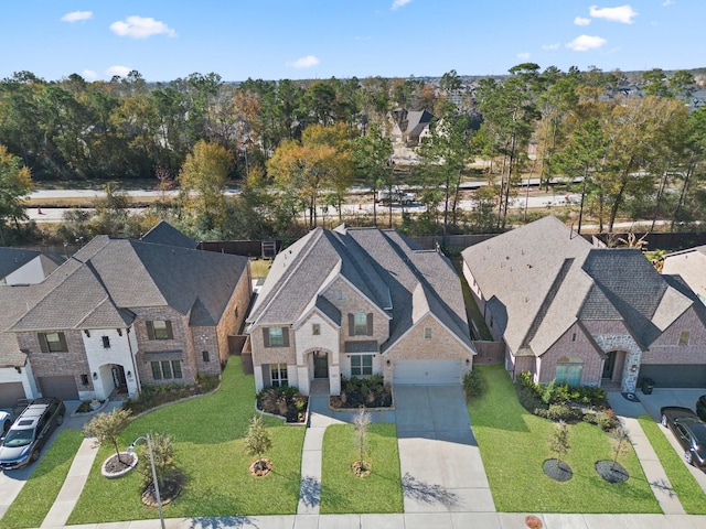 drone / aerial view featuring a residential view