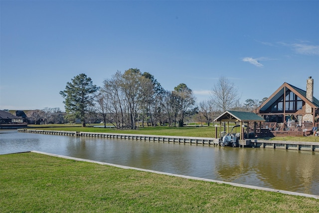 property view of water