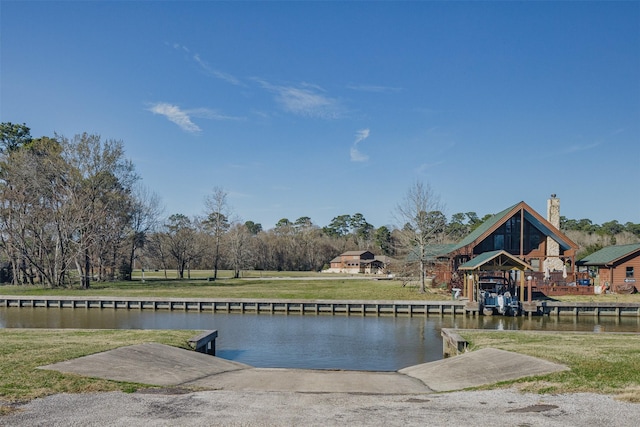 property view of water