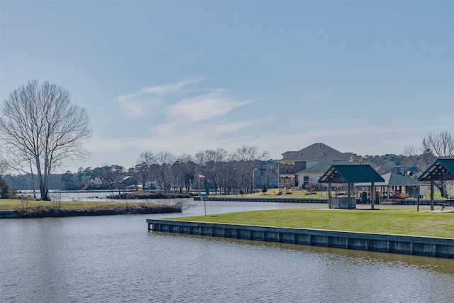 view of water feature