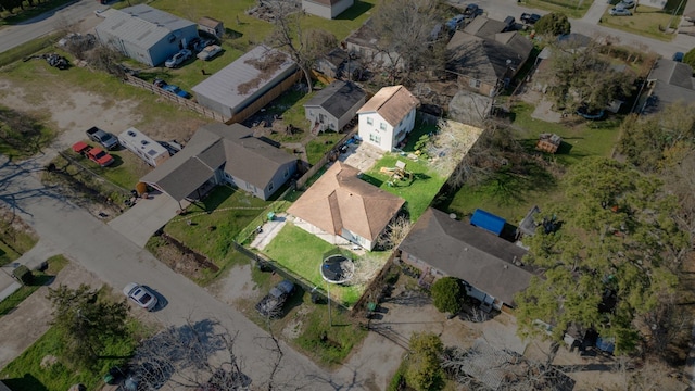 drone / aerial view featuring a residential view