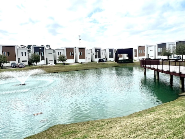 water view with a residential view