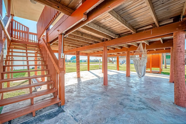 411 Olive St, Surfside Beach, TX 77541 - interior space with stairway