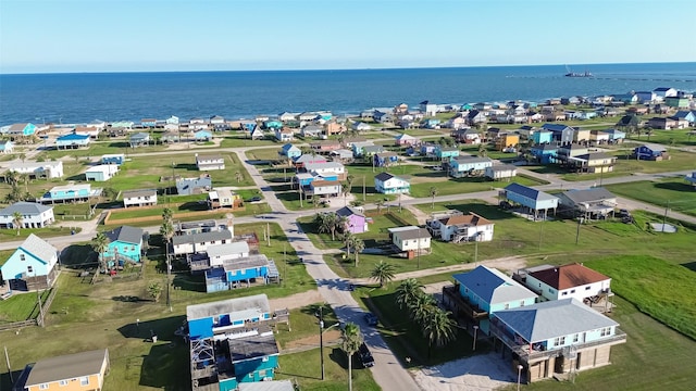 411 Olive St, Surfside Beach, TX 77541 - aerial view featuring a water view