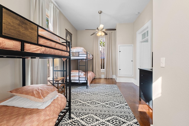 bedroom featuring baseboards