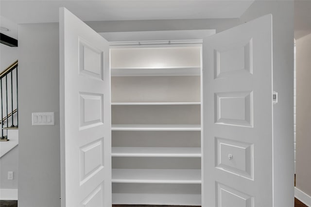 view of closet