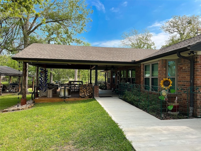 20315 Post Oak Loop, Thornton, TX 76687 - view of community with a gazebo and a yard
