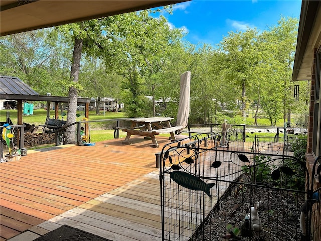 20315 Post Oak Loop, Thornton, TX 76687 - view of deck