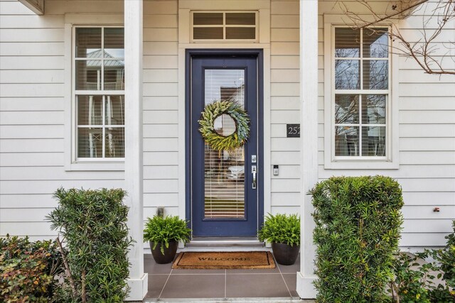 view of entrance to property